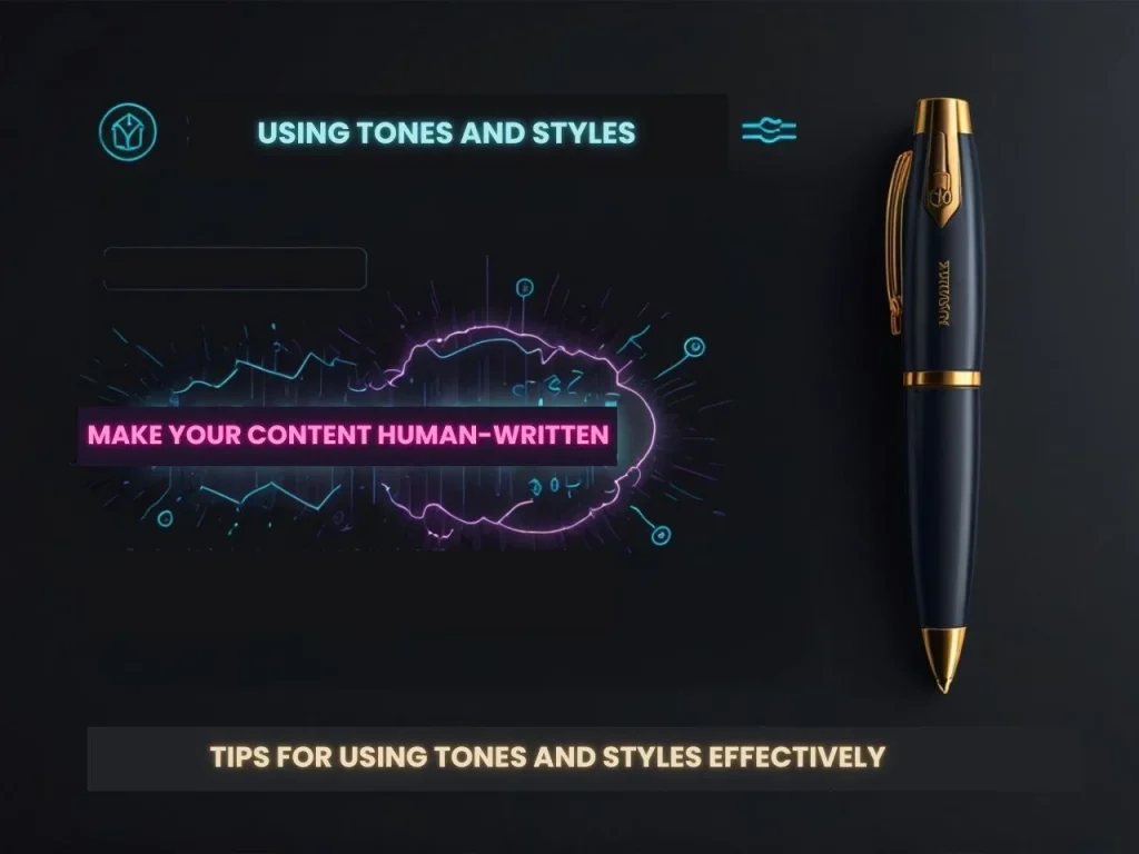 Using Tones and Styles to Make Your Content Human-Written