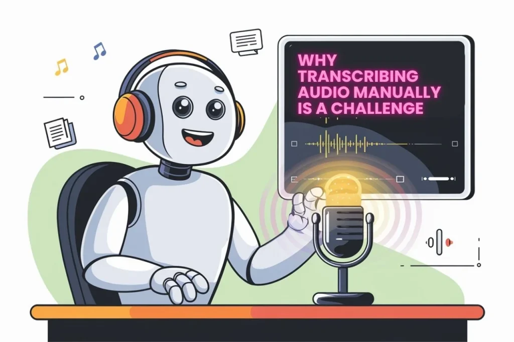 Why Transcribing Audio Manually is a Challenge