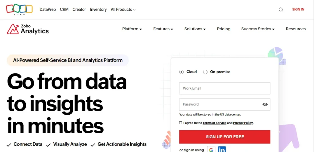 zoho analytics